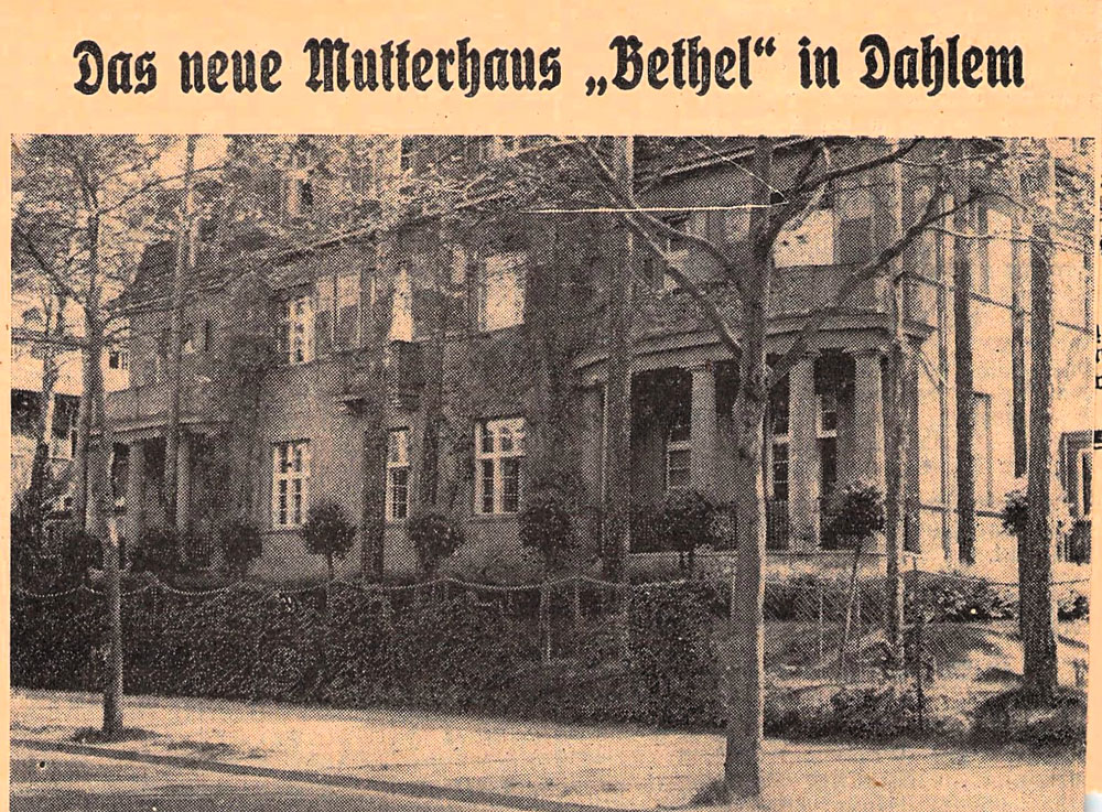Bethelhaus in der Clayallee