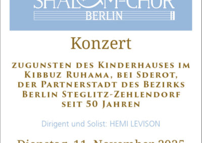Shalom-Chor Konzert