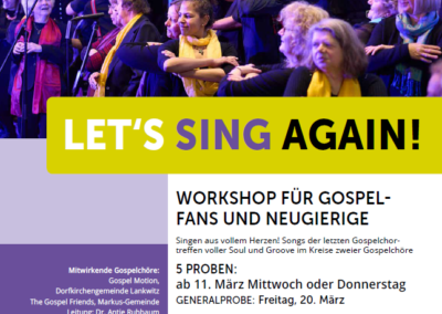 Let’s sing again 2026